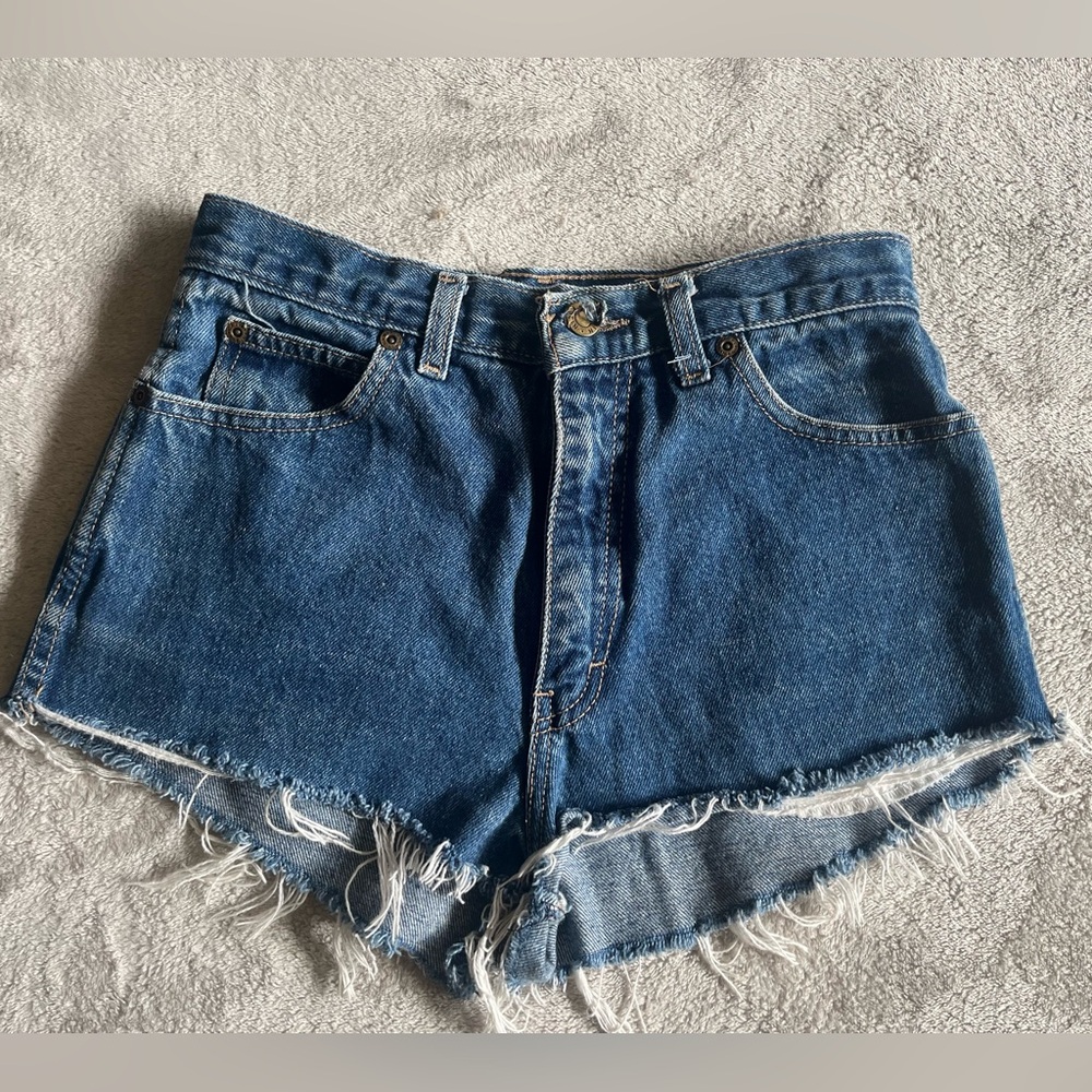 Vintage denim shorts